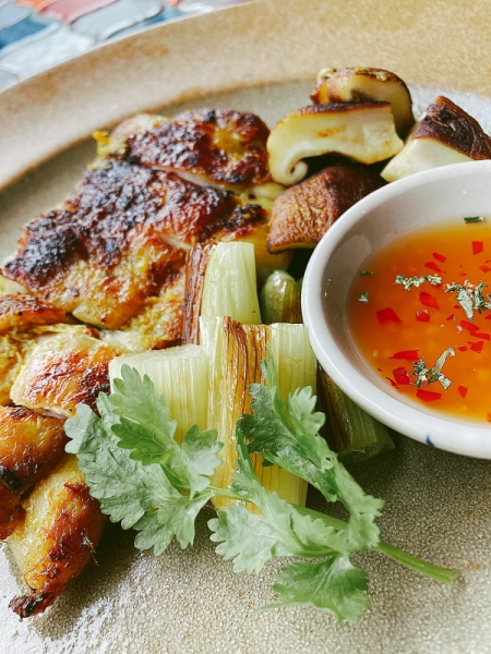 タイ風焼き鳥ご飯